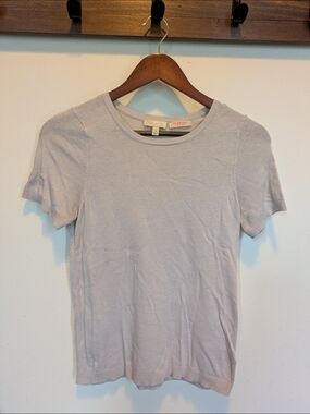 The limited Short-Sleeve Sweater In cool Gray